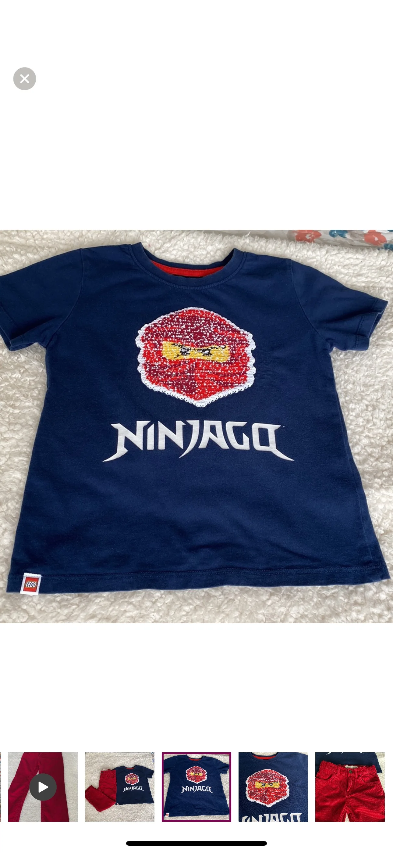 H&M fabric pants and T-shirt for boys image indicator(3)