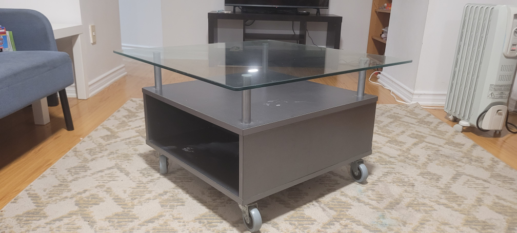 Glass Top Coffee Table - photo 2
