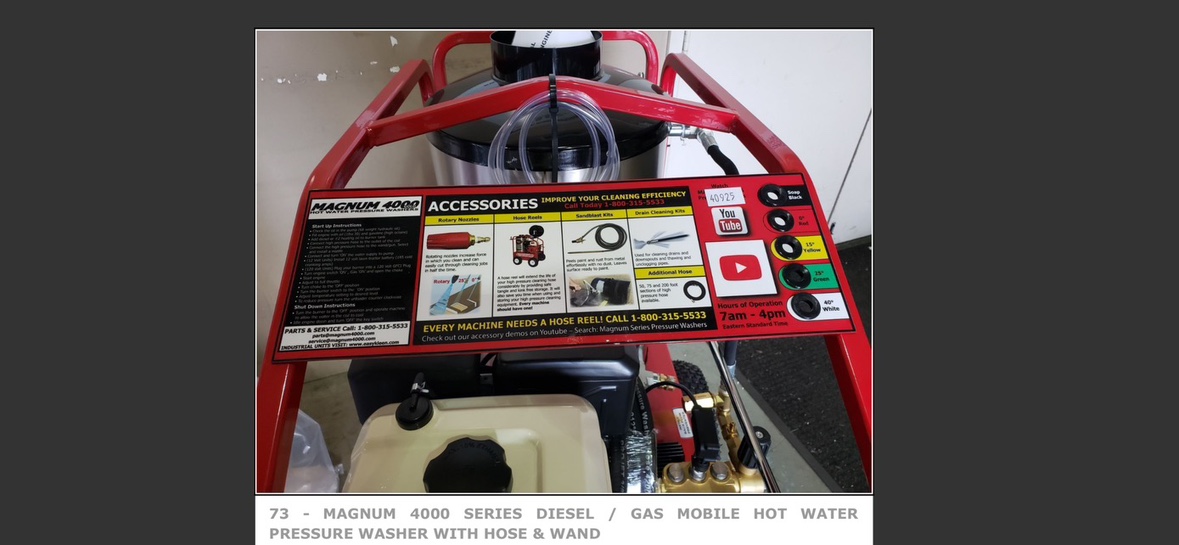 Magnum 4000 Series Gold Gas Pressure Washer - photo 5