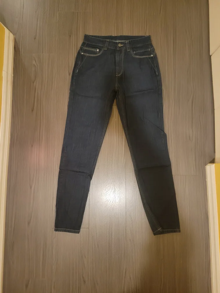 Men's Dark Wash Straight Leg Jeans HOM thumbnail