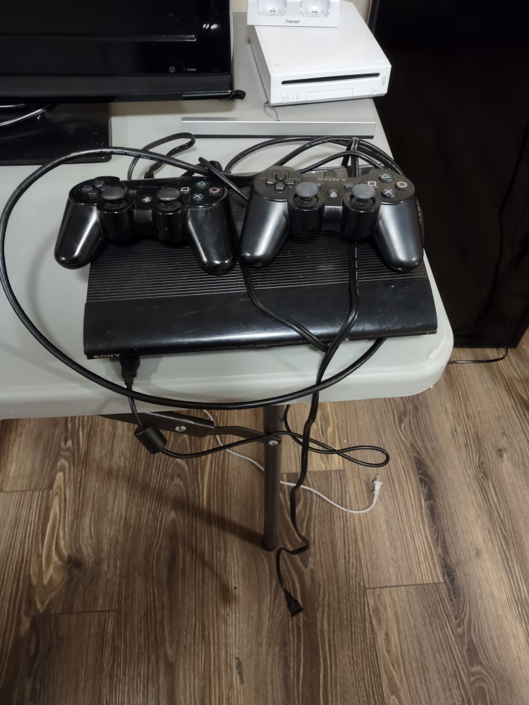 PS3 Console Bundle with 2 Controllers and Games