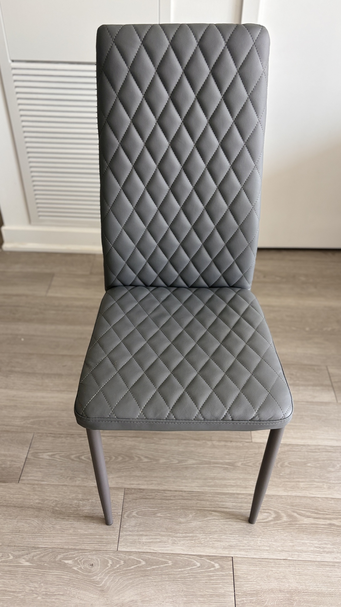 Genuine leather side chairs (set of 4) - photo 3