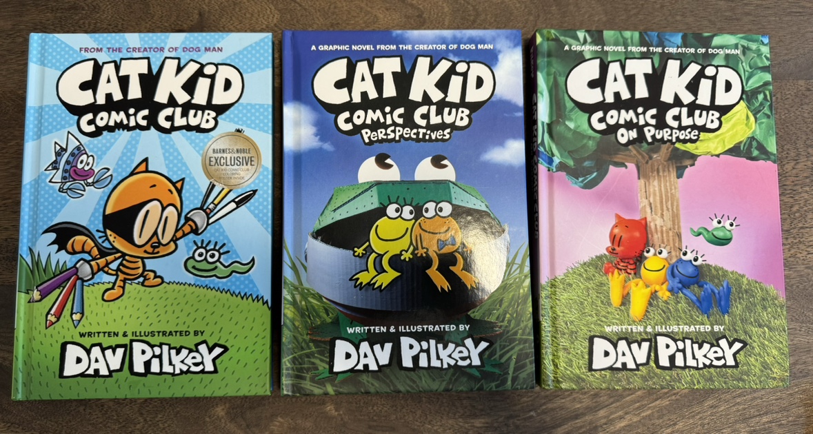 Cat Kid Comic Club 3 Books