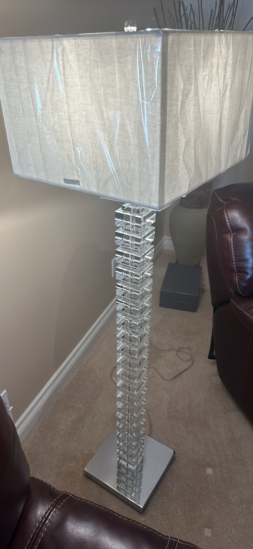 Crystal Block Floor Lamp - photo 3