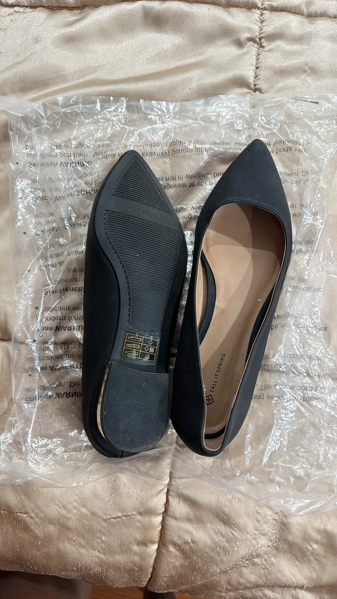 Call It Spring Black Pointed-Toe Flats - photo 2
