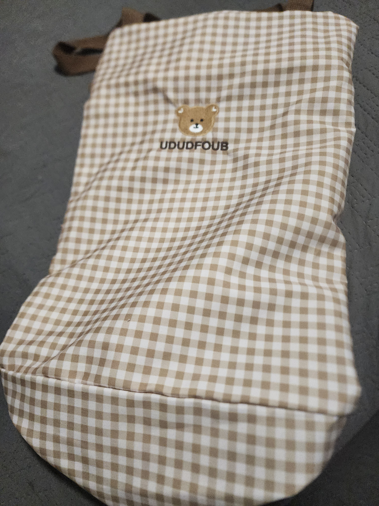 Gingham maternity bag or women luggage bag