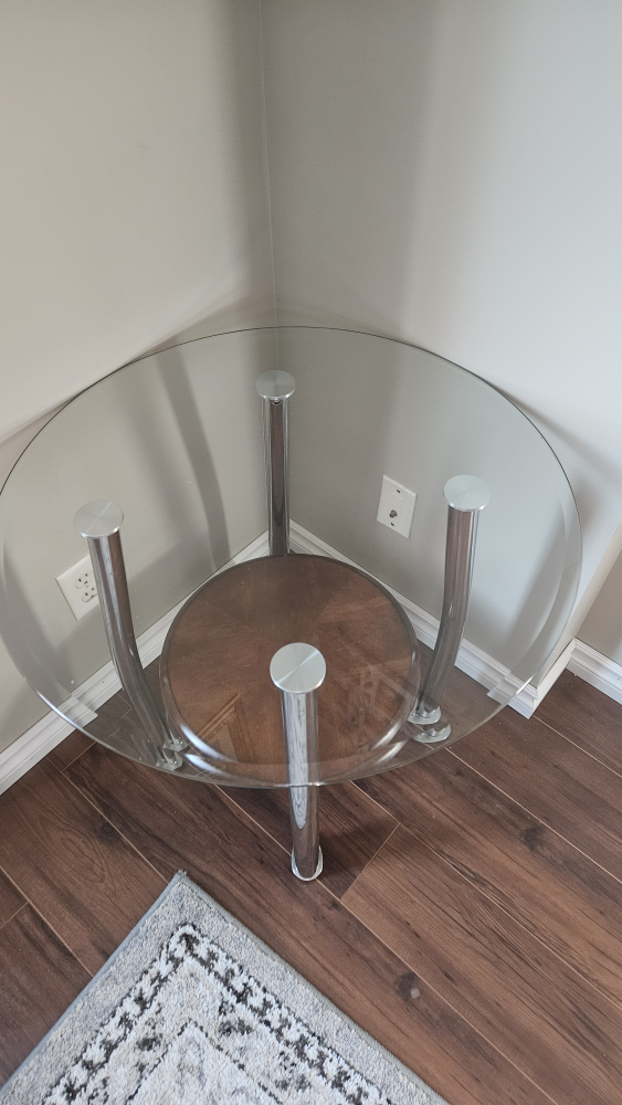 Glass Coffee Table and End Tables Set - photo 2