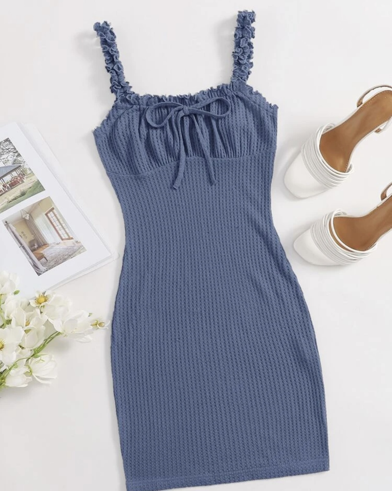 Brand new Blue Ruffle Sundress
