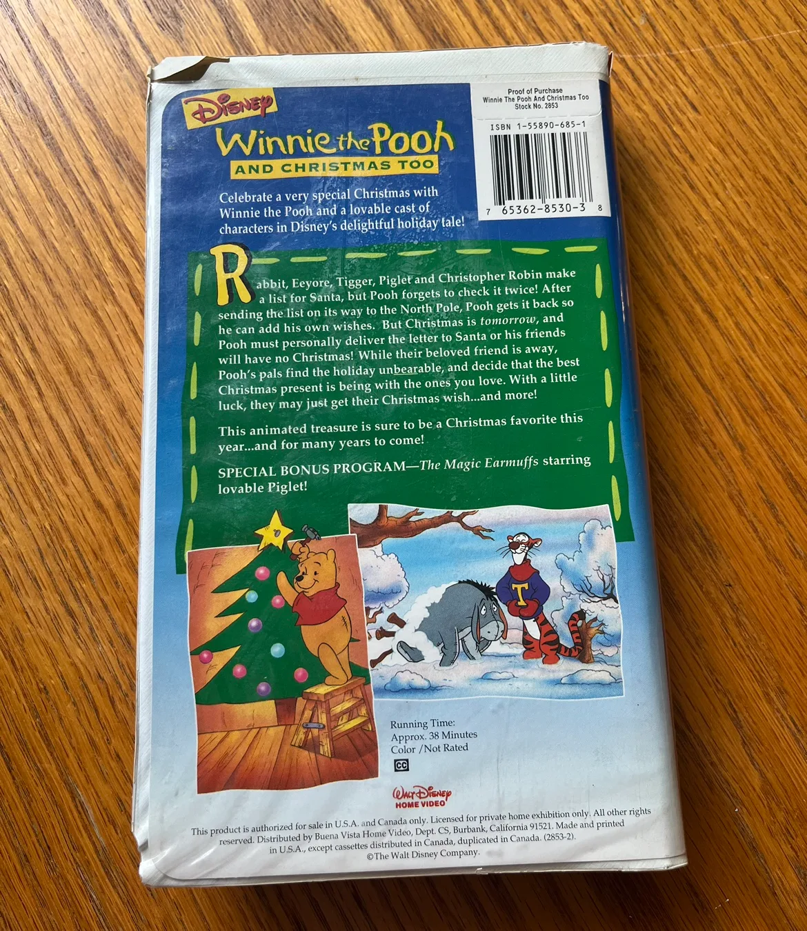 Winnie the Pooh Christmas VHS image indicator(2)