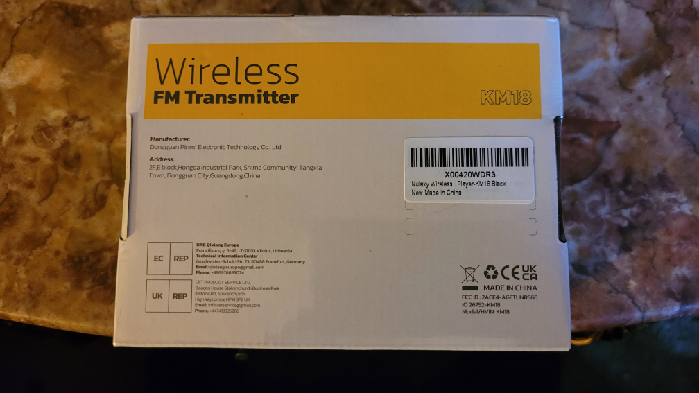 Nulaxy KM18 Wireless FM Transmitter - photo 2