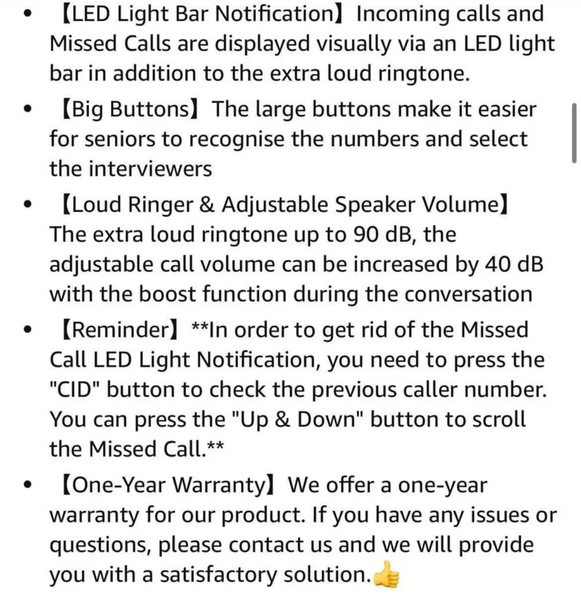 Phone for visual/ hearing issues  easy programmable phone image indicator(5)