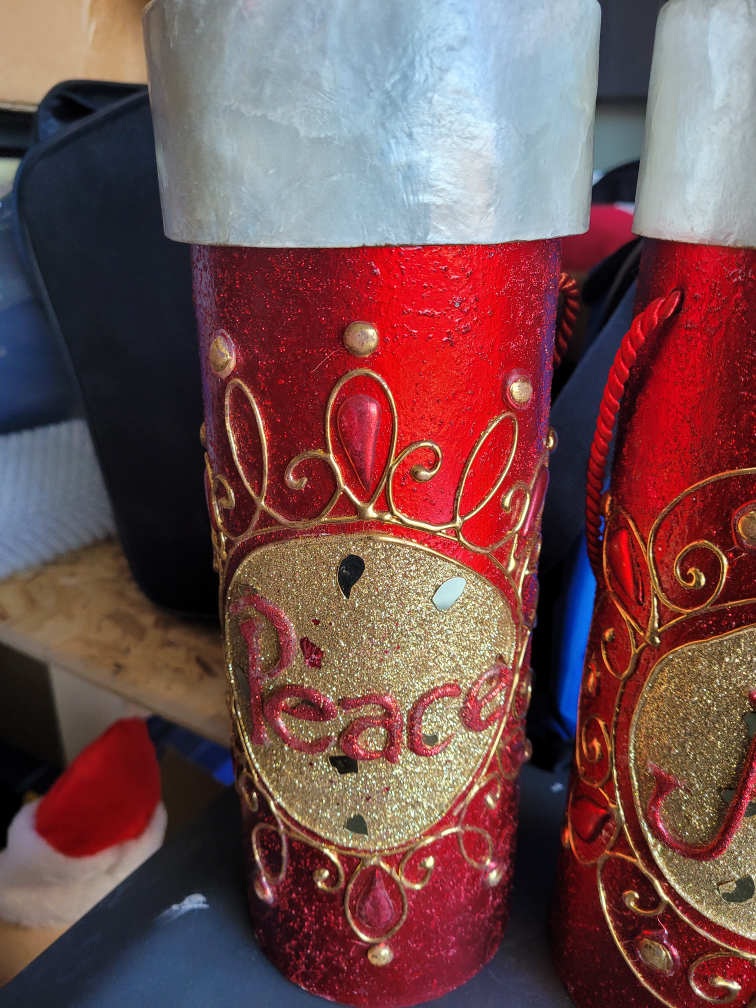 18 inch High Christmas Decor - Peace and Joy - photo 3