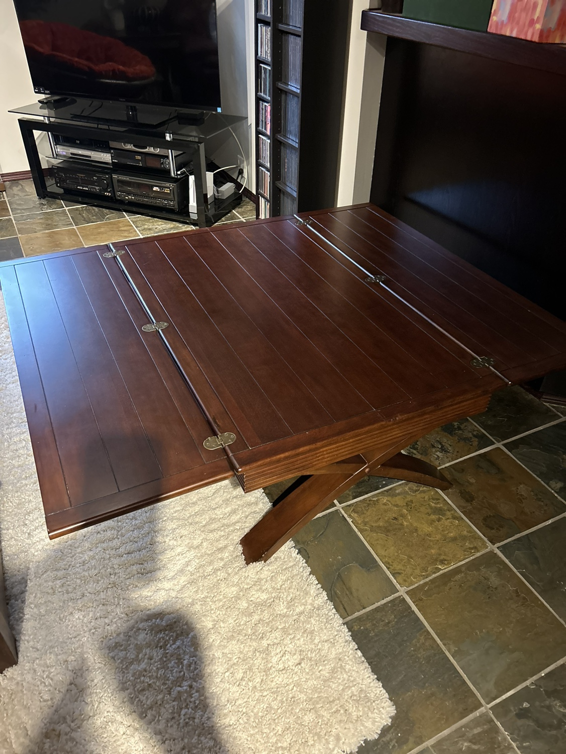 Wooden Coffee Table with Lift Top - photo 2