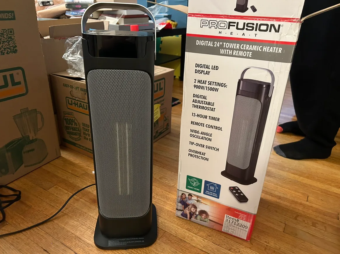 Profusion 24" Tower Ceramic Heater with Remote thumbnail