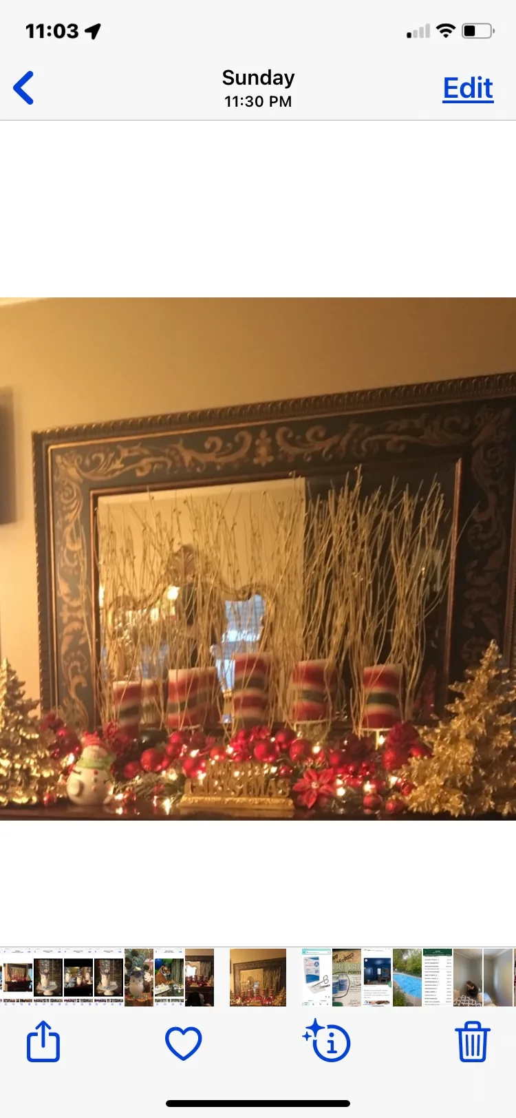 Black & Gold Large Ornate Mirror image indicator(7)