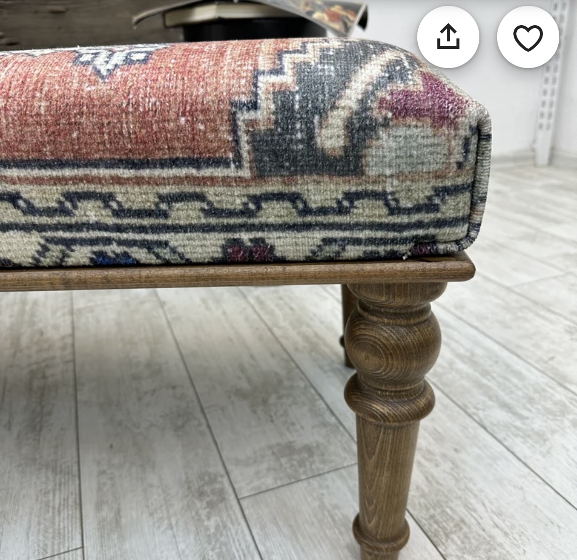 Brand NEW Carpet Top Bench, perfect for bedroom - photo 3