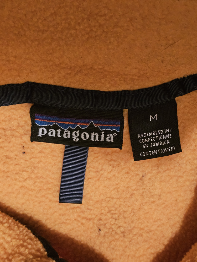 Patagonia Fleece Pullover - Size M - Yellow - photo 4