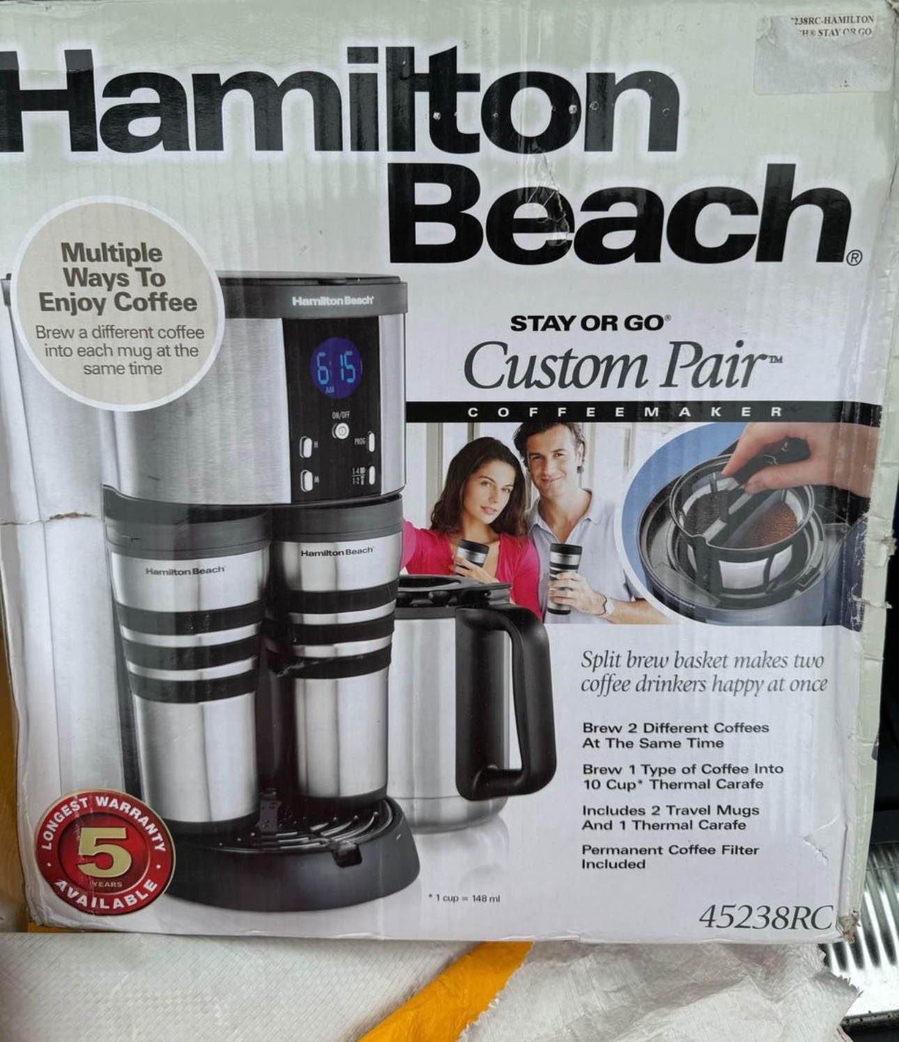 Hamilton Beach Custom Pair Coffee Maker