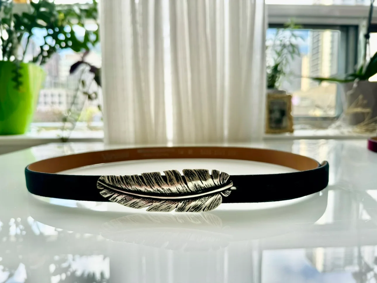 Vanzetti Feather buckle Belt thumbnail