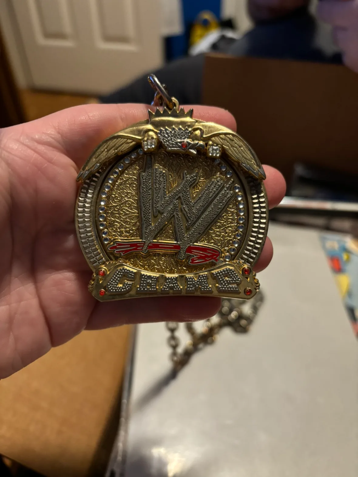 WWE Championship pendant thumbnail