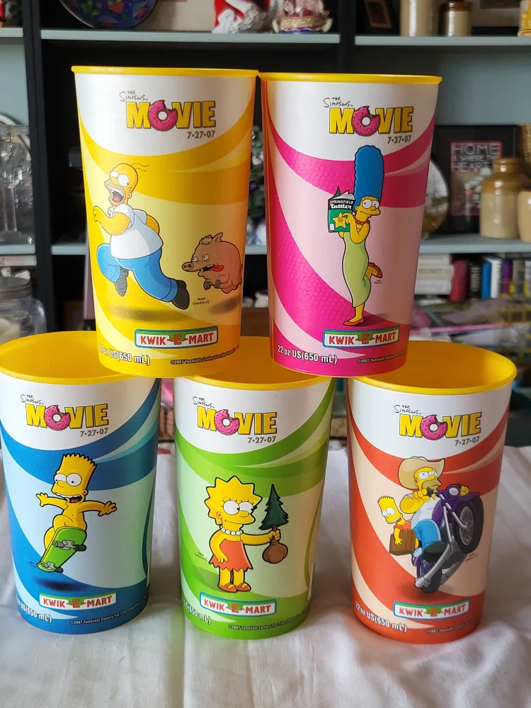 The Simpsons Movie 7-Eleven Slurpee Cups image indicator(2)