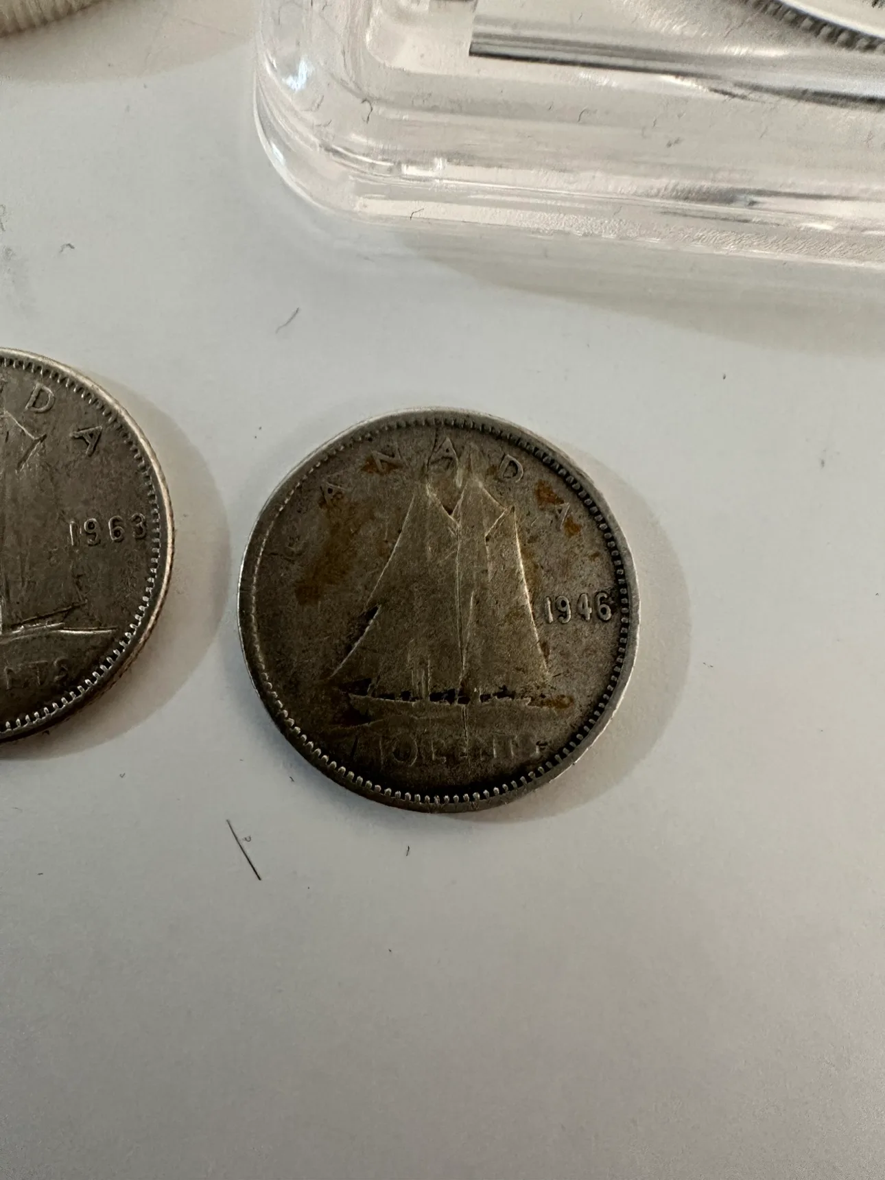 1 oz Silver Canadian Maple Leaf Coin & other silver coins image indicator(4)