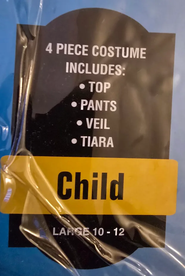 #Halloween Child Genie Costume - Size Large 10-12 image indicator(2)