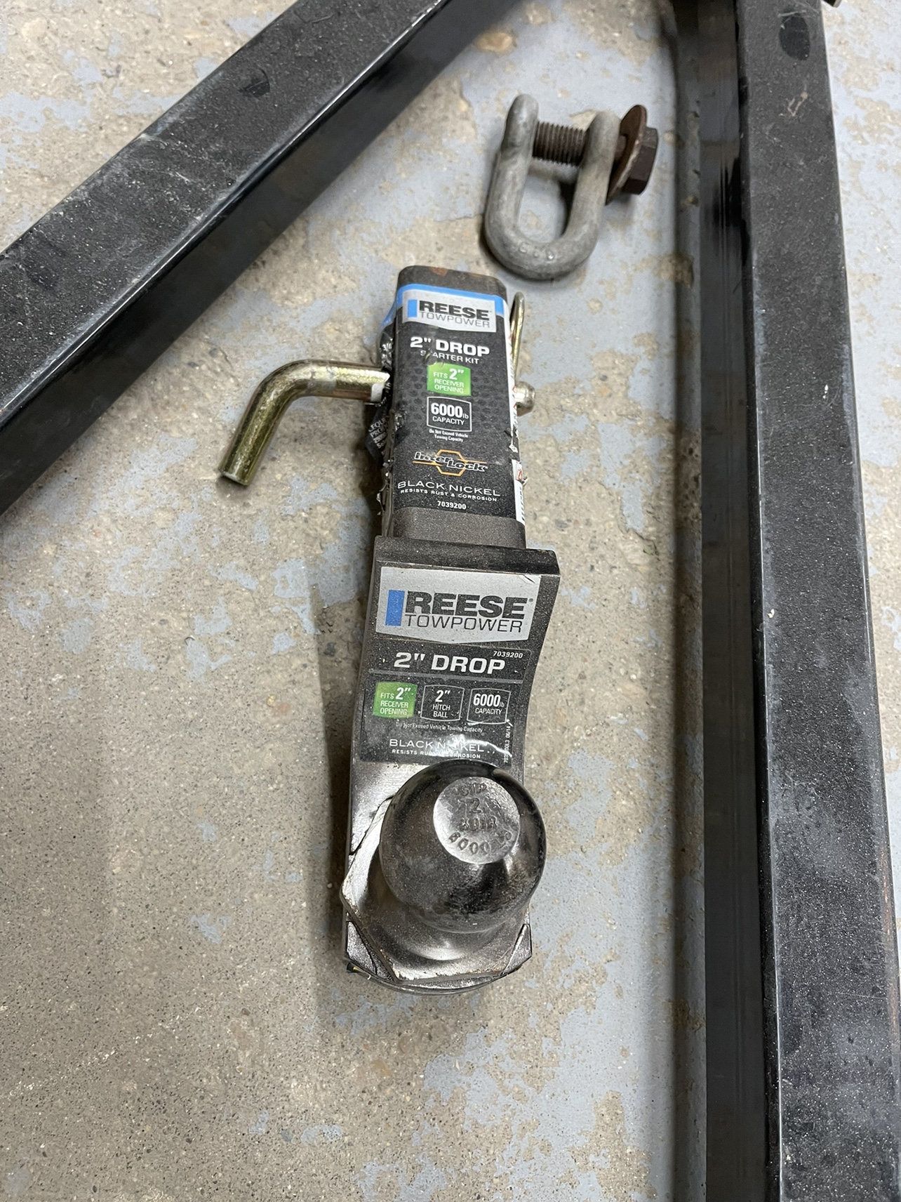 Class III Adjustable A-Frame Tow Bar + Drop Kit - photo 4