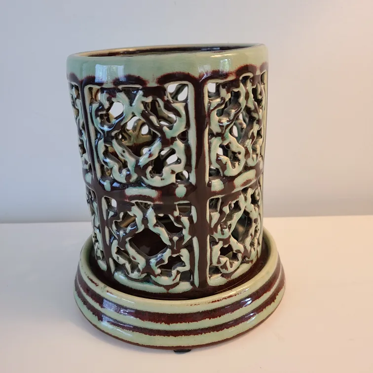 Ceramic Candle Holder for $5! thumbnail