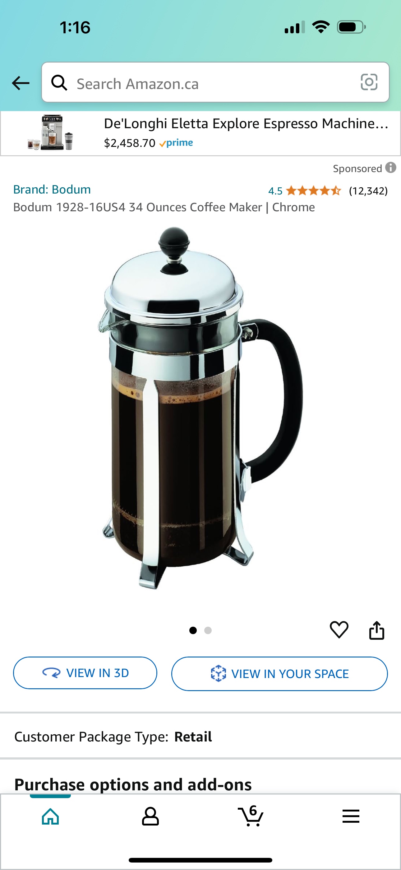 Bodum Chambord French Press - photo 4
