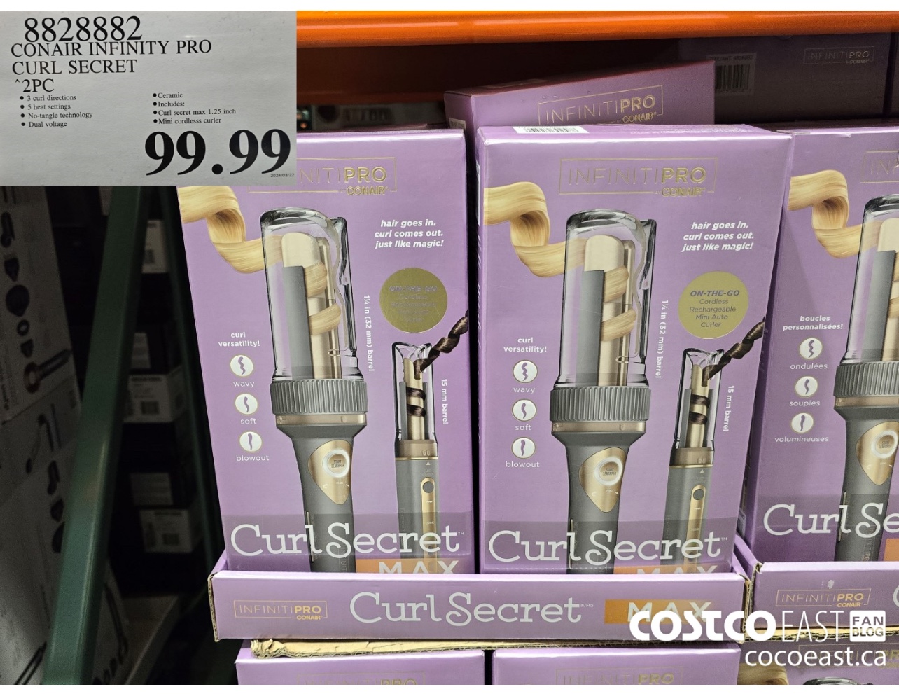 Conair InfinitiPro Curl Secret Max Ceramic Auto Curler 2pc Set - photo 4