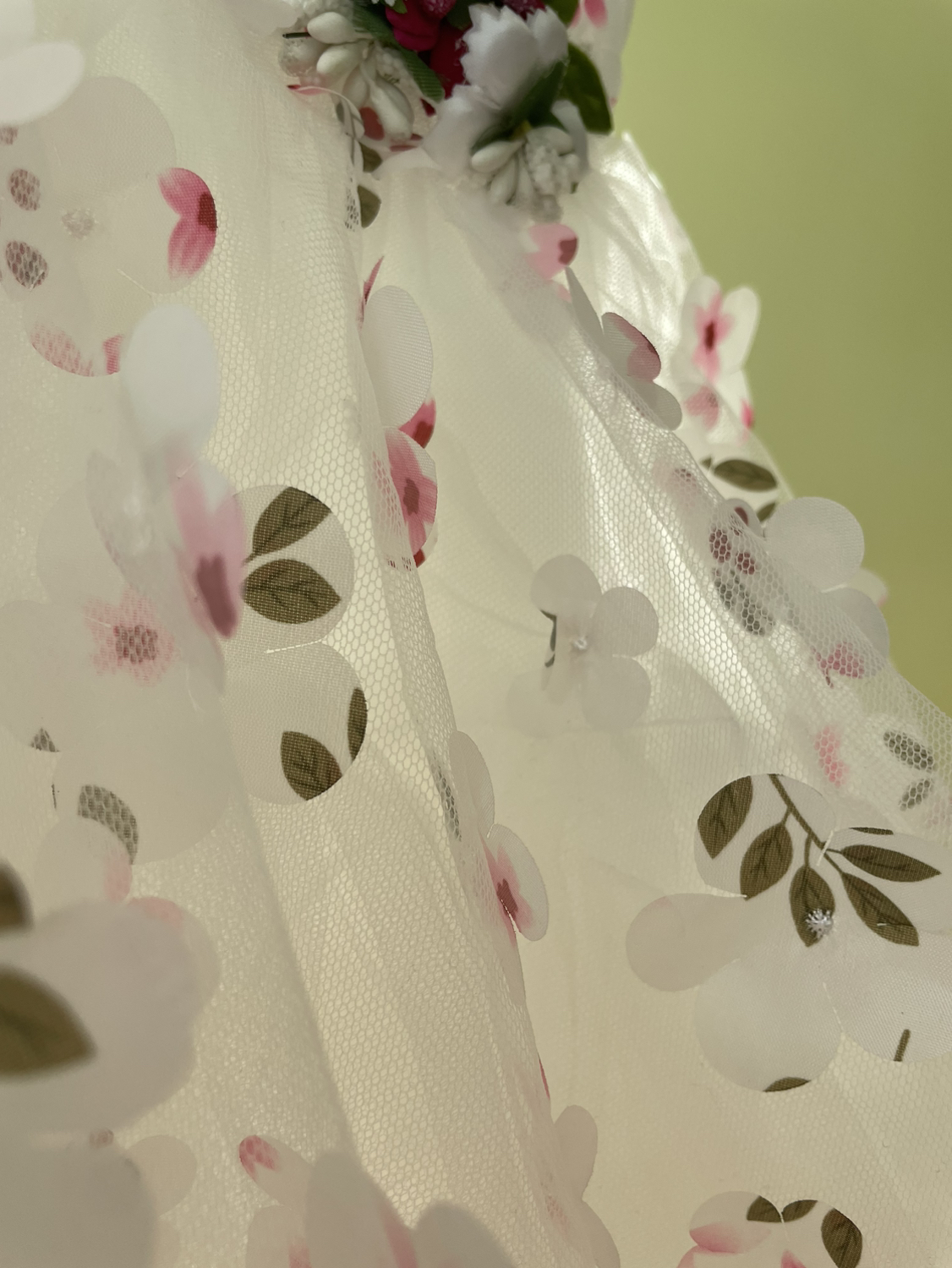 White floral baby dress - photo 5
