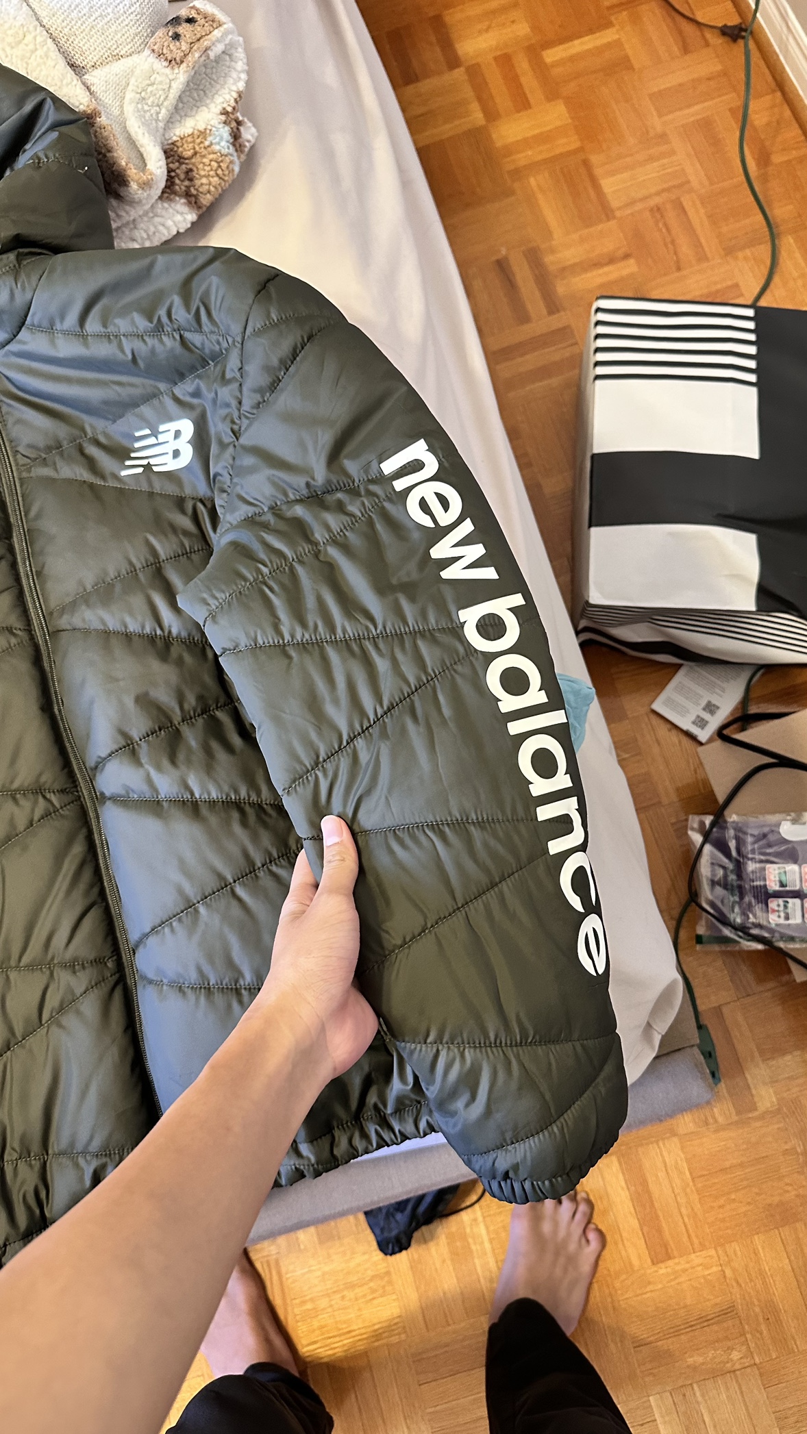 New Balance Green Puffer Jacket - photo 2