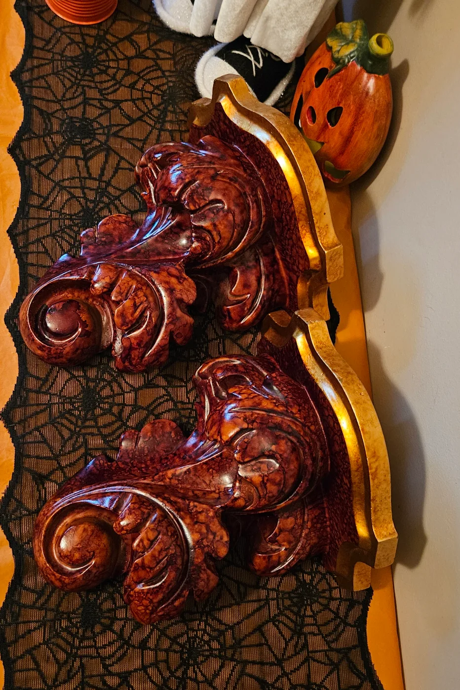 Vintage Wall Mount Sconce Shelves/Wall Corbels image indicator(7)