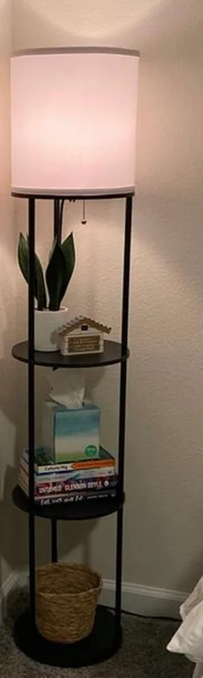 Floor Lamp with Shelves image indicator(2)