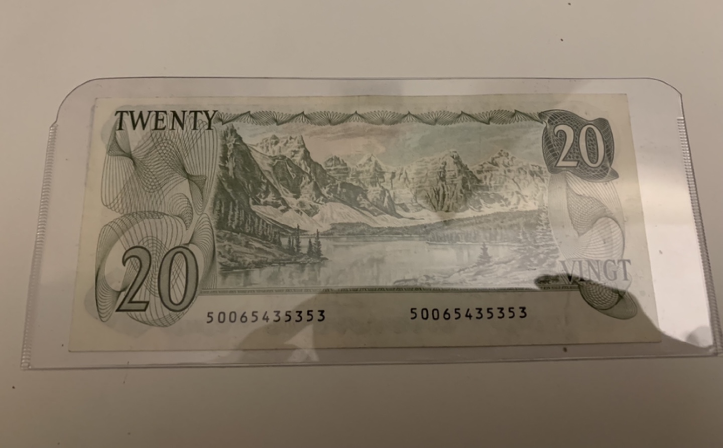 Vintage 1979 Canadian $20 Bill - photo 2