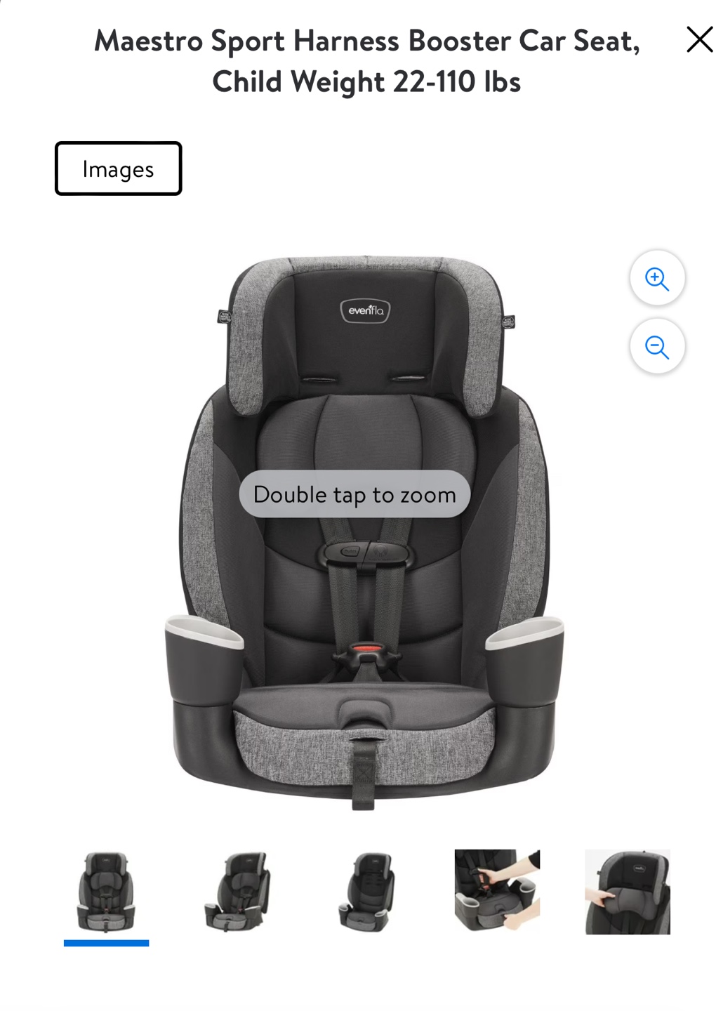 Evenflo Maestro Sport Harness Booster Car Seat