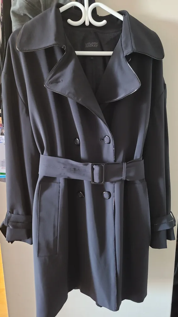 Hilary Radley Black Trench Coat thumbnail