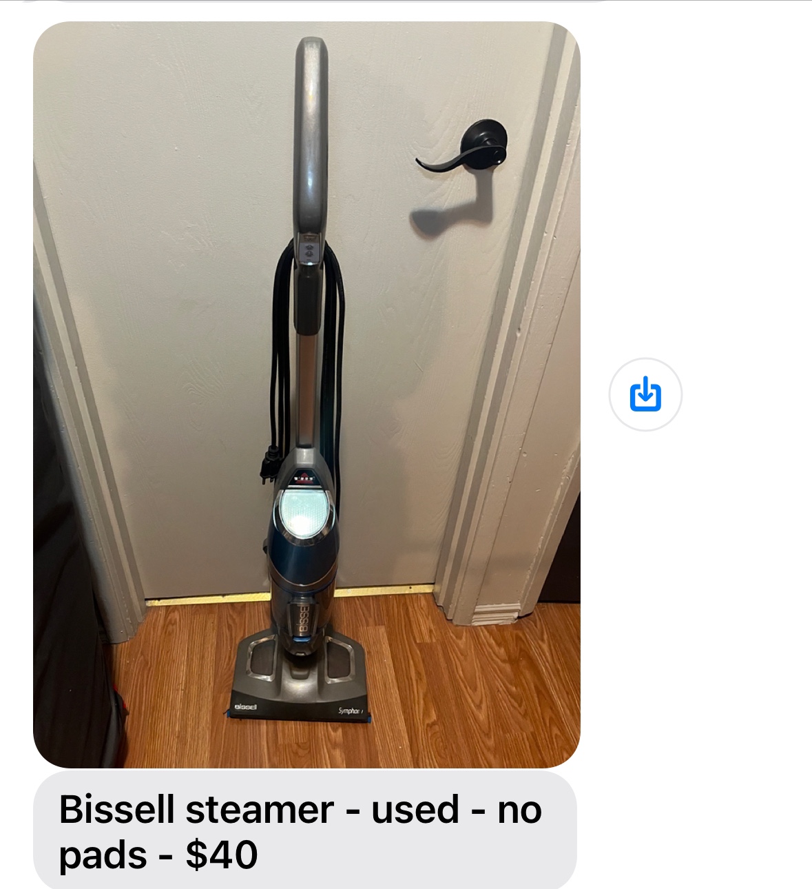 Bissell Steam Mop - Used - No Pads