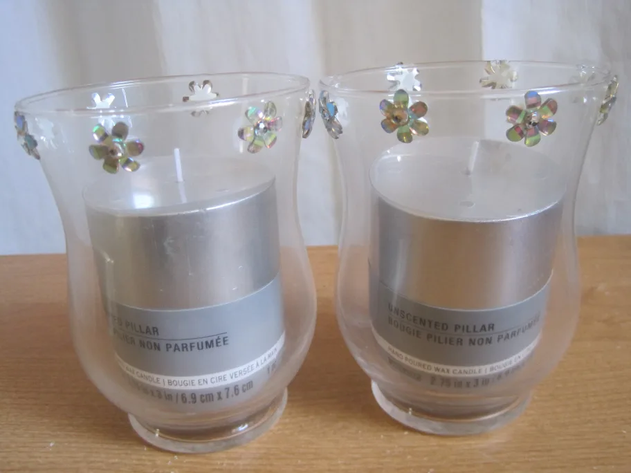 🆕️Set of 2 Unscented Pillar Candles. Firm price. image indicator(3)