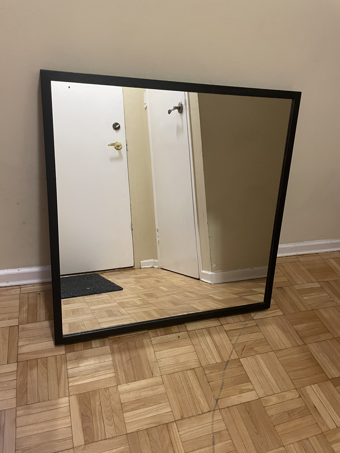 Black Framed Mirror