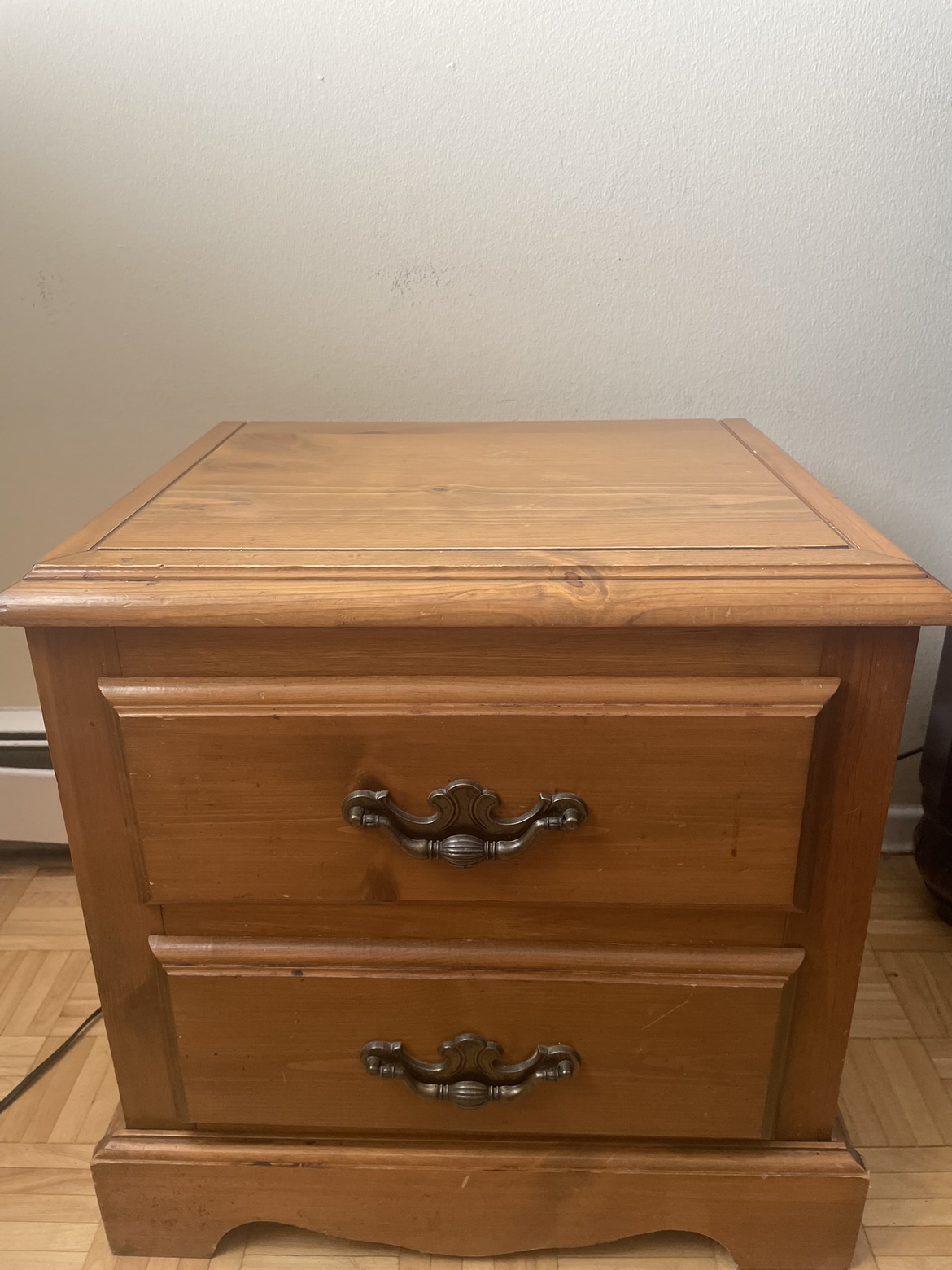 Wooden Nightstand - photo 2