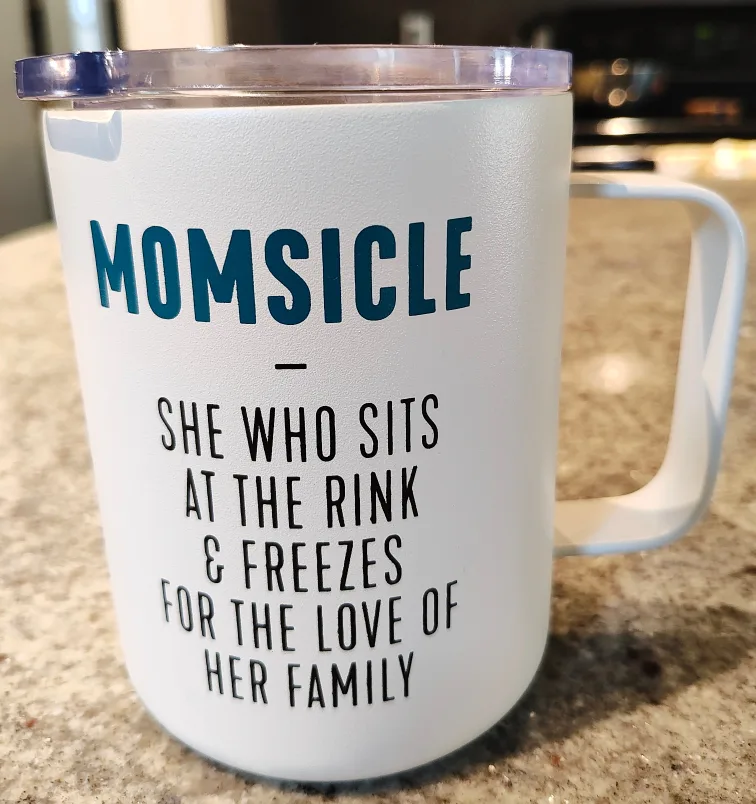 Mom's Ice Hockey Mug thumbnail