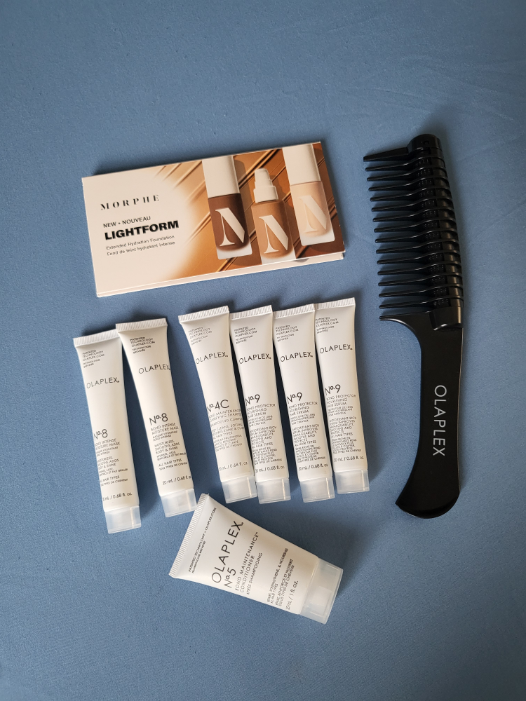Olaplex Hair Products and Morphe Foundation