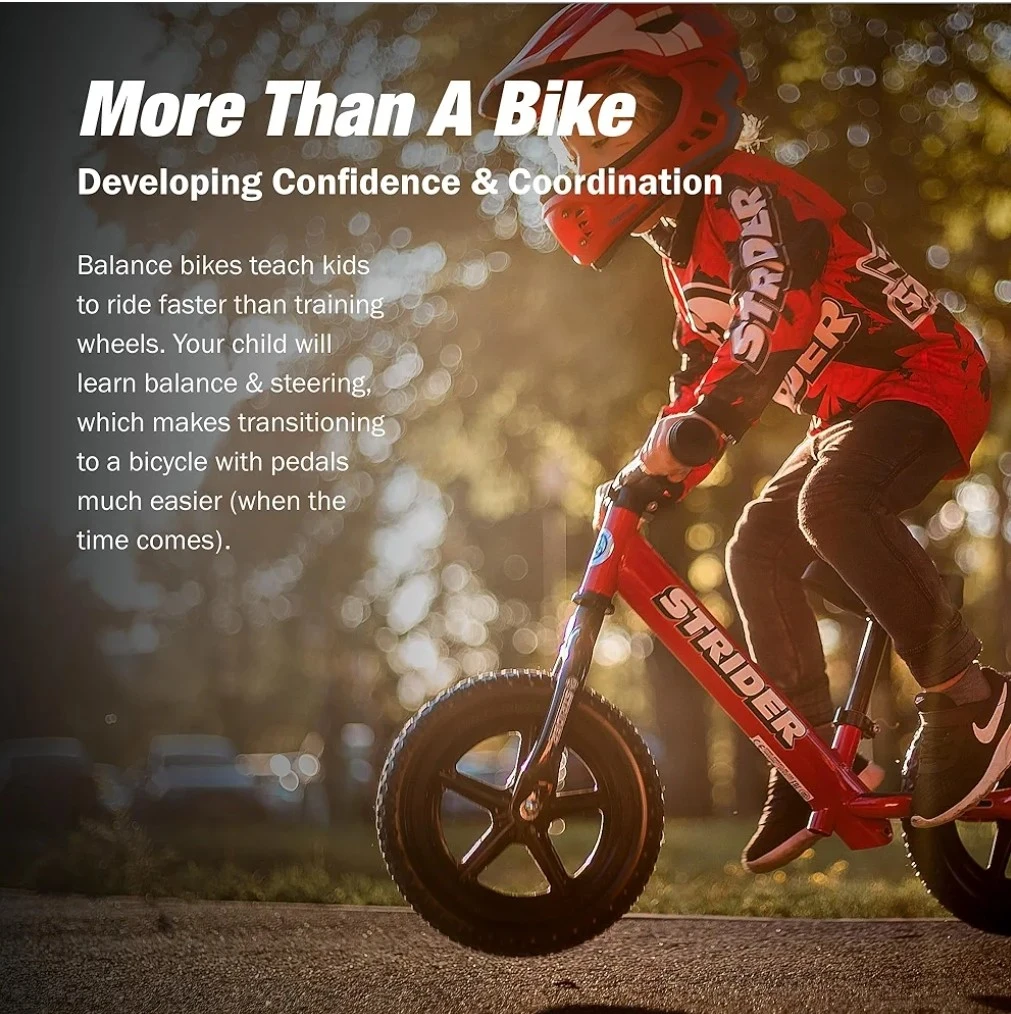 Strider 12" Sport Bike - No Pedal Balance Bicycle for Kids - photo 2