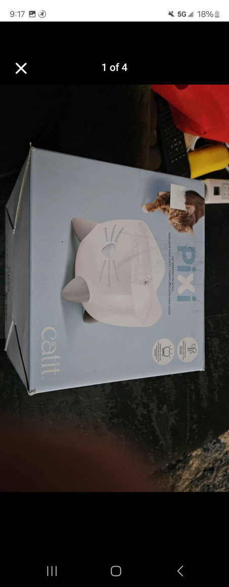 Catit Pixi Water Fountain with 2 filters