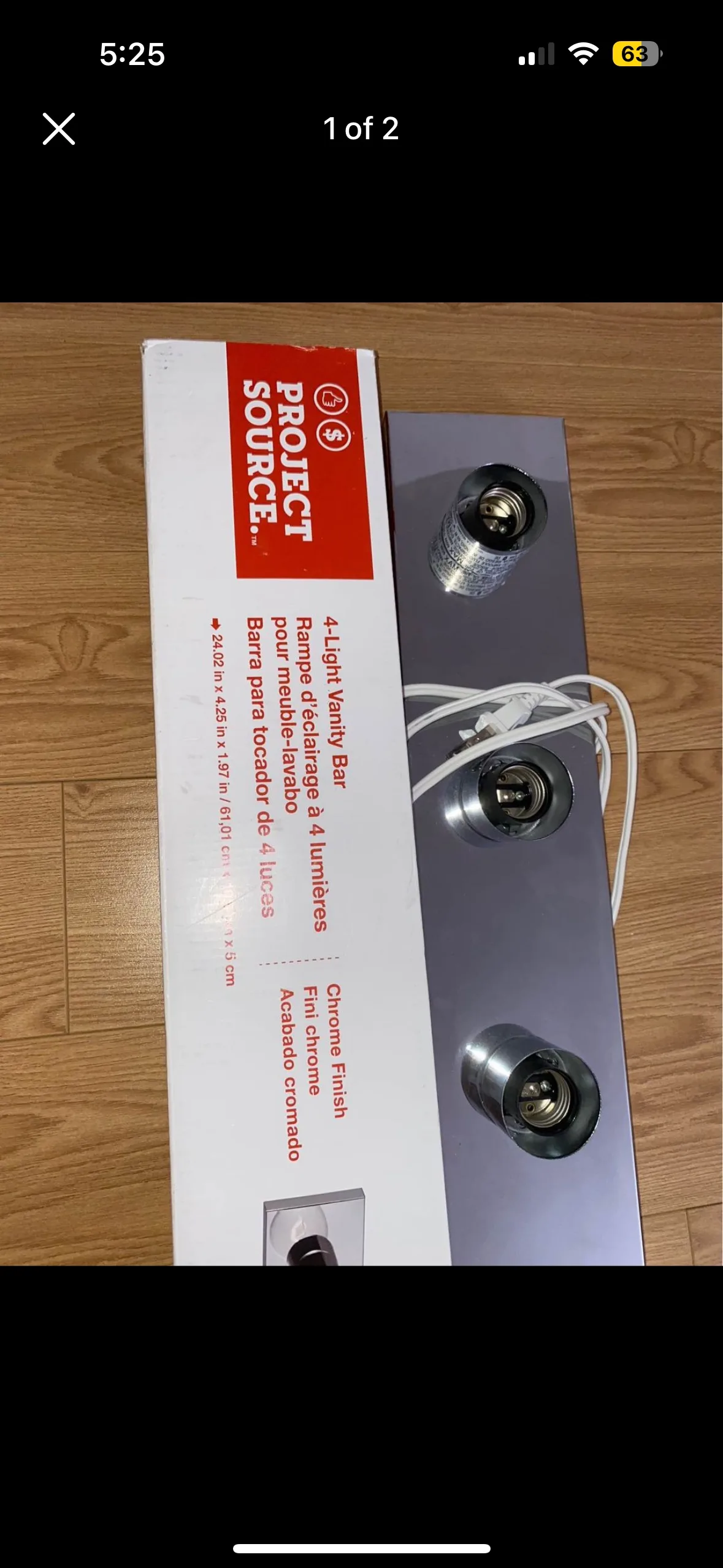 4 Light Vanity Bar (2) image indicator(2)