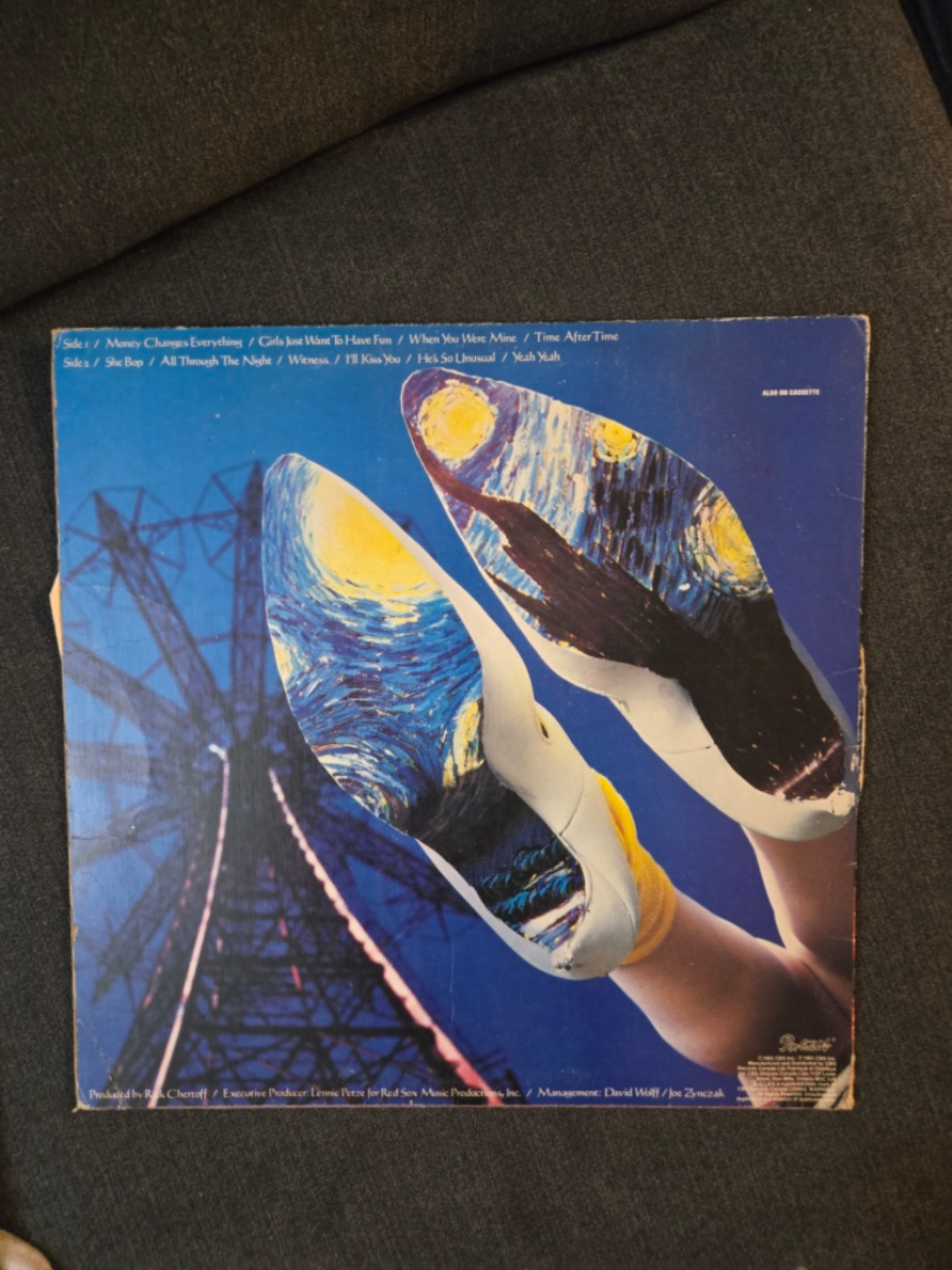 Cyndi Lauper - She's So Unusual Vinyl Record - photo 2