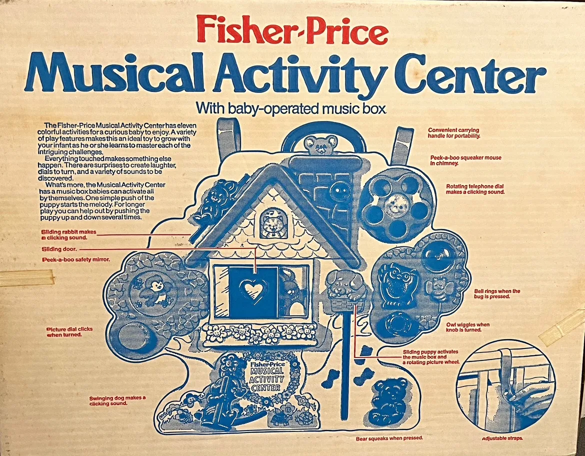 Brand new vintage Fisher Price musical activity centre image indicator(3)