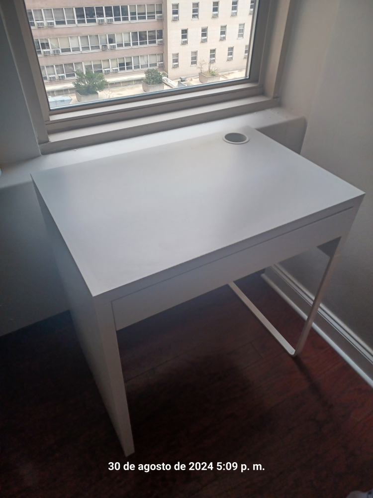 white desk and Pink Swivel Desk Chair - photo 5